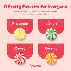 Blunon texture and color detail of fruit candies illustrating vibrant flavors
