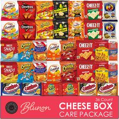 Blunon front packaging view showing 36-count variety and convenient grab-and-go benefit