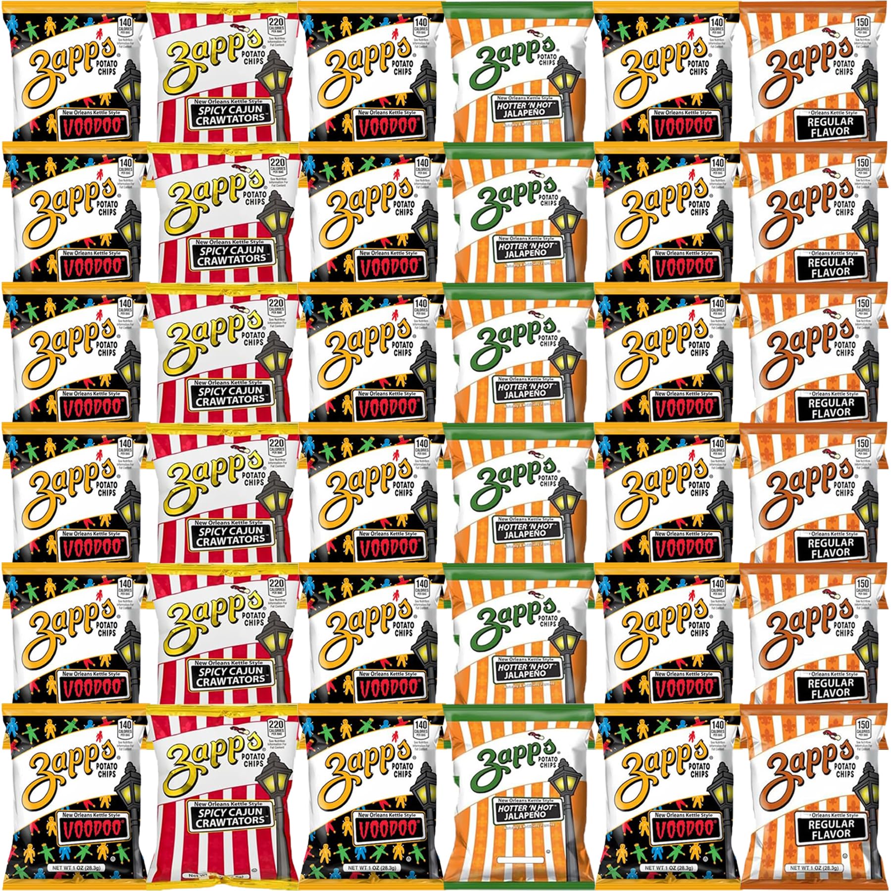 Blunon Zapp's close-up of kettle chip texture highlighting extra crunch
