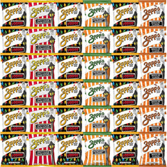 Blunon Zapp's close-up of kettle chip texture highlighting extra crunch