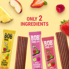 Bob Snail apple raspberry pack displayed to show vibrant color and flavor appeal benefit