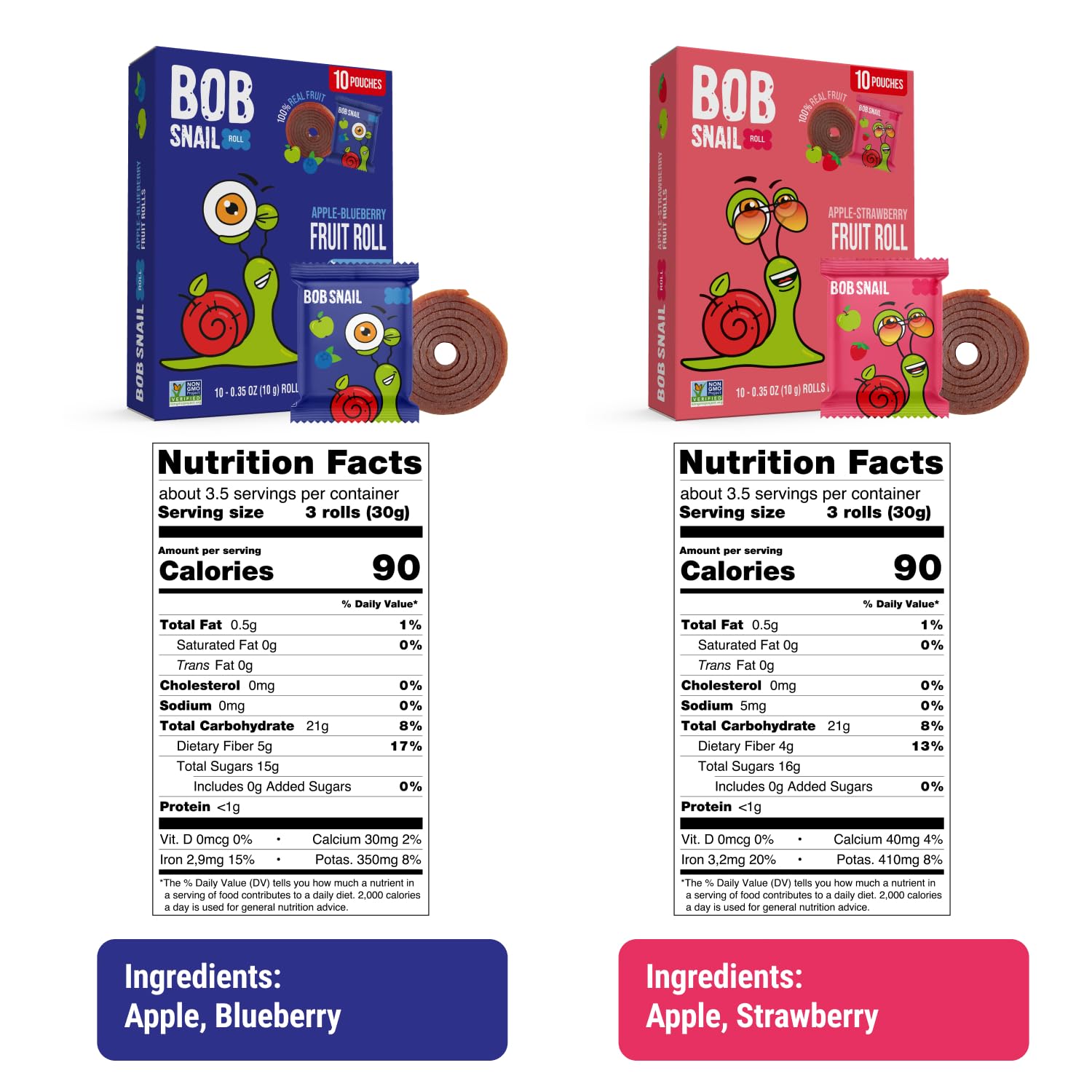 Bob Snail single roll wrapper displayed open to show hygiene and easy grab-and-go