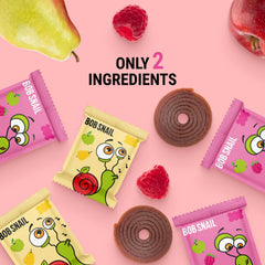 Bob Snail cross-section texture detail showing concentrated real fruit and natural sweetness