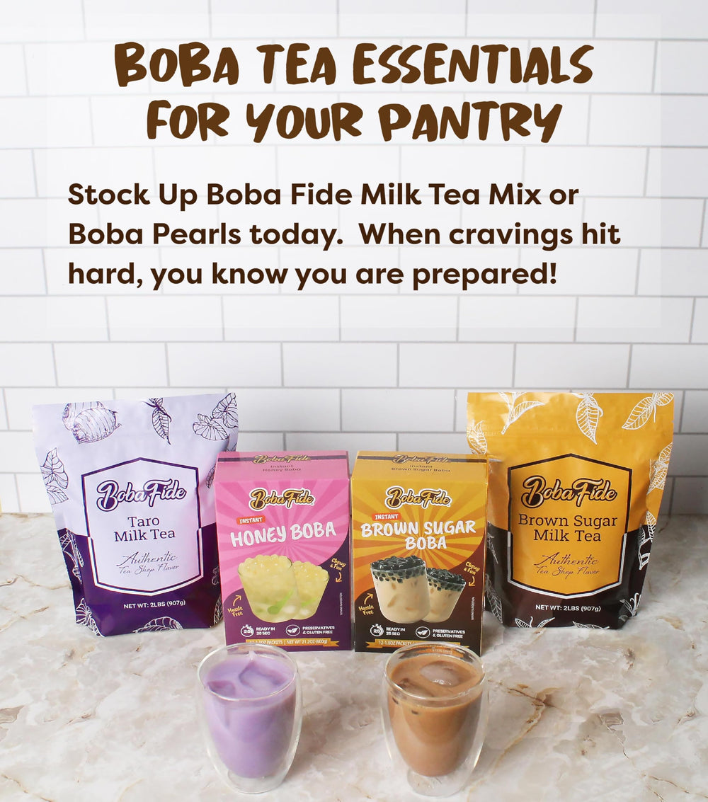 BOBA FIDE size comparison with spoon to show portion and serving ease