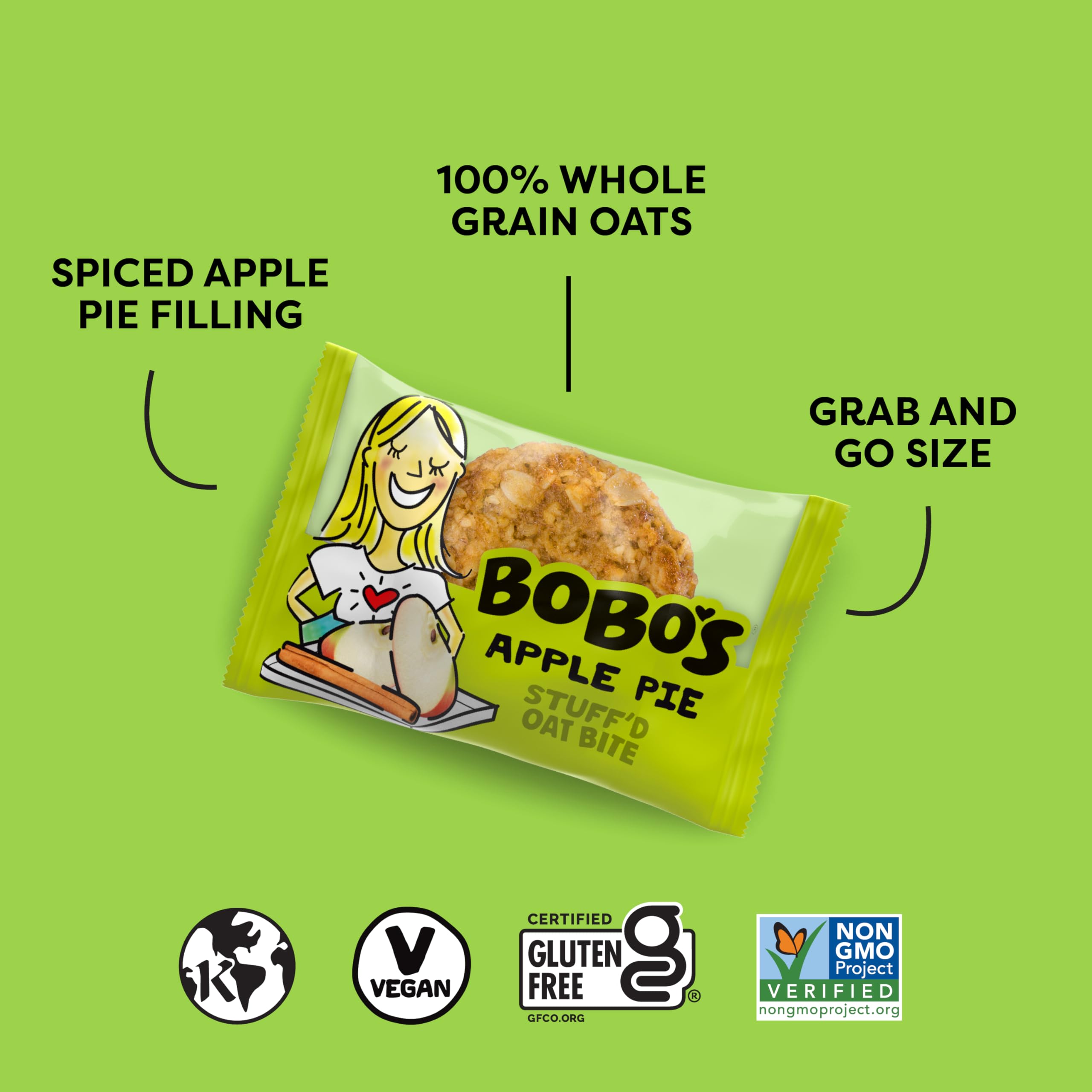 Bobo's close-up of soft oat texture highlighting chewable tenderness