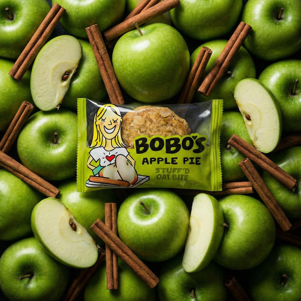 Bobo's individually wrapped bites inside box for portion control