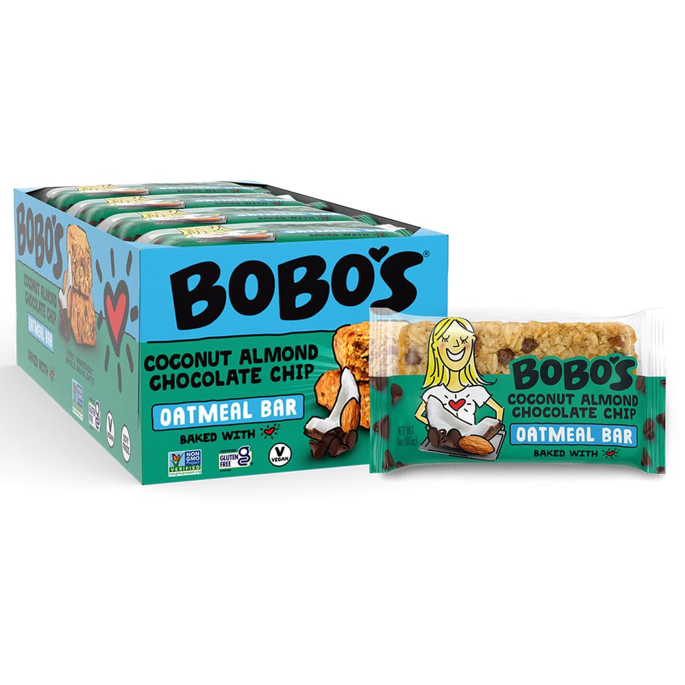 Bobo's close-up of bar texture revealing chewy whole grain oats