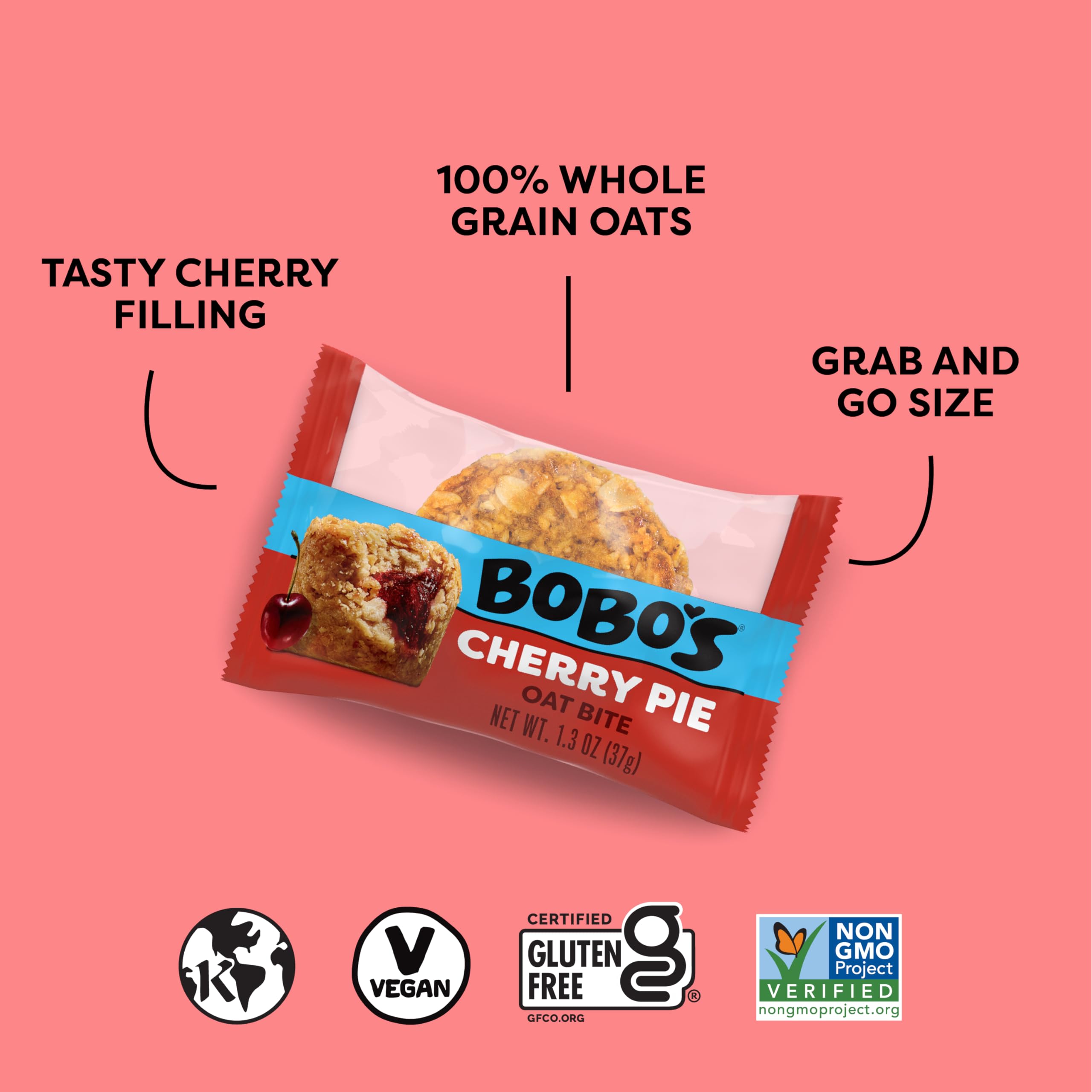 Bobo's close-up of soft oat texture highlighting whole-grain benefit