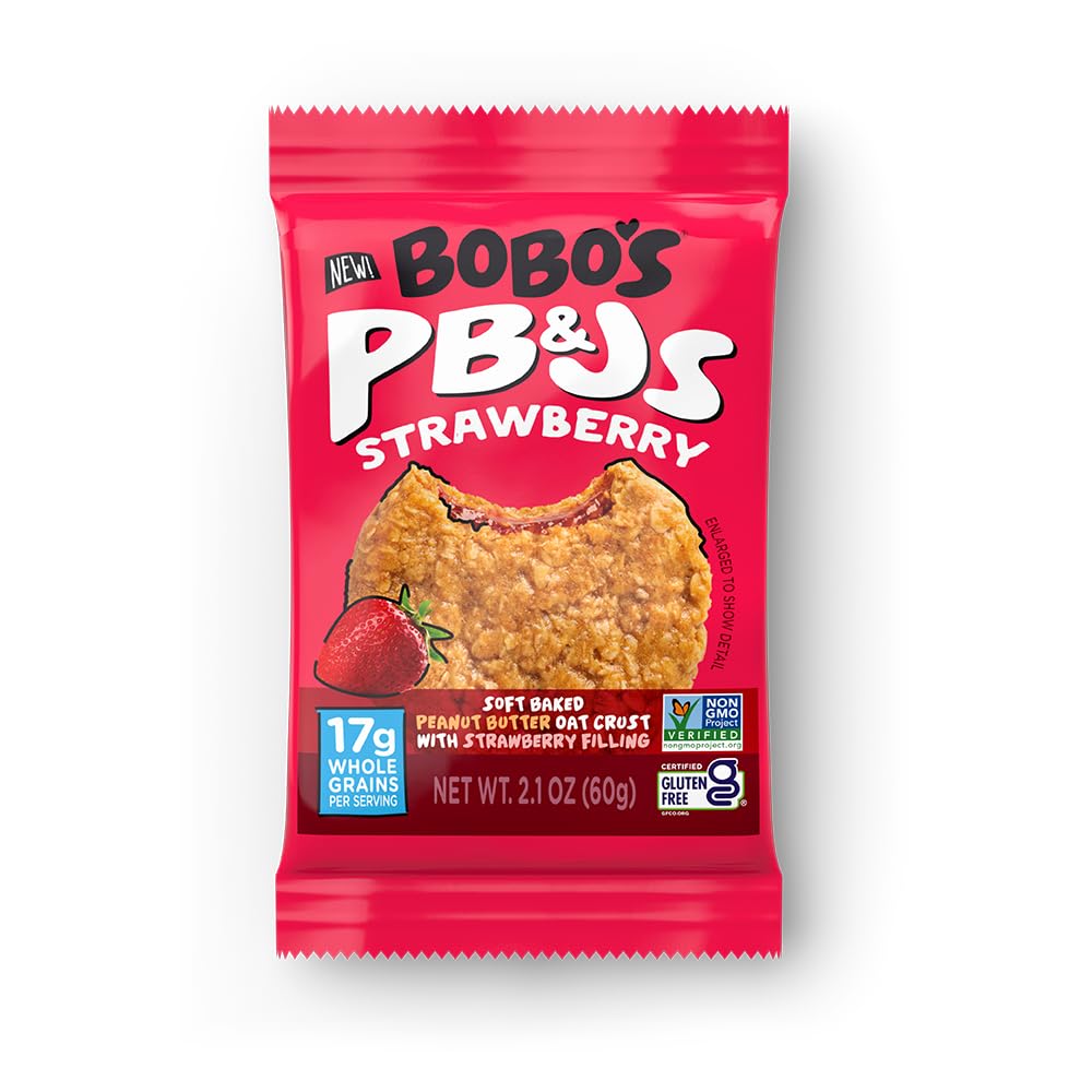 Bobo's close-up oat crust texture highlighting whole grain oats for steady energy