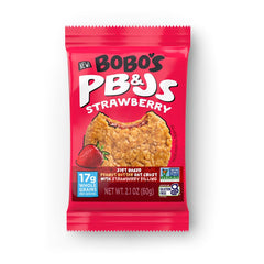Bobo's close-up oat crust texture highlighting whole grain oats for steady energy