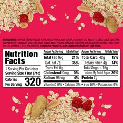 Bobo's cross-section with jam center showing balanced peanut butter and raspberry flavor