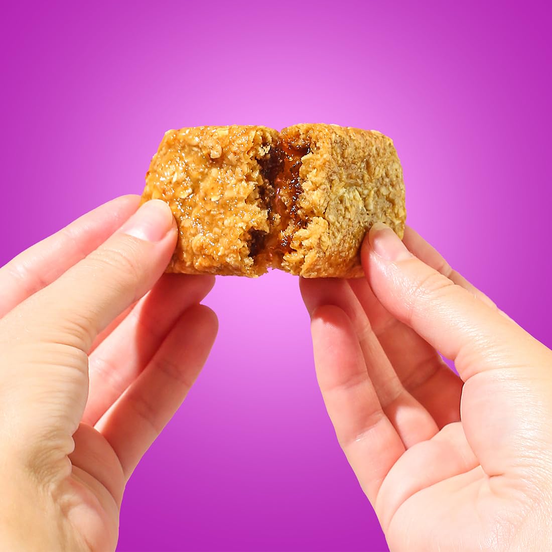 Bobo's individually wrapped bar emphasizing portability and freshness