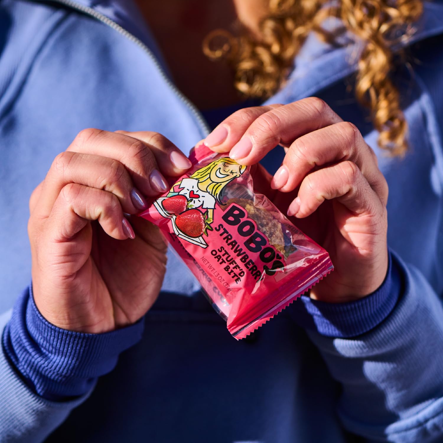 Bobo's bites in a lunchbox showing kid-friendly, mess-minimizing snack