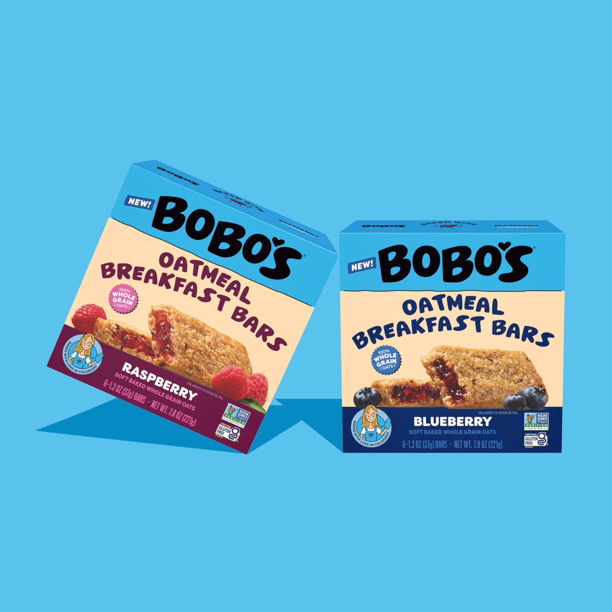 Bobo's close-up of chewy oat texture highlighting whole grain oats and satisfying bite