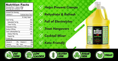 Bob's Pickle Potion pouring into a glass and cocktail showing mixing versatility and refreshing result