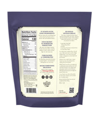Bob's Red Mill open resealable bag demonstrating freshness retention and convenience