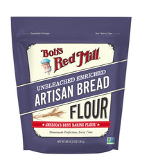 Bob's Red Mill close-up grain texture highlighting fine milling for consistent results