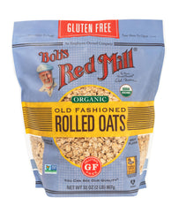 Bob's Red Mill close-up of ingredient and certification label for transparent sourcing
