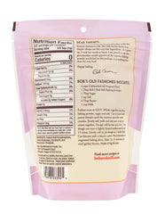 Bob's Red Mill baking powder can open showing lid and easy-pour features for convenience