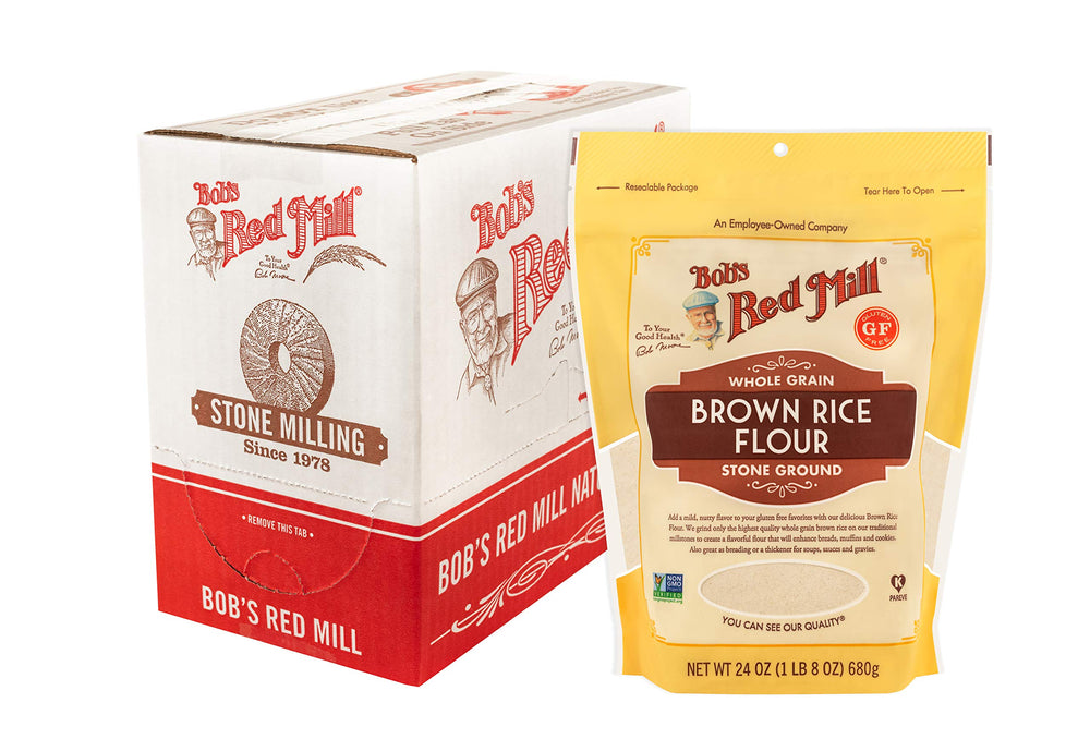Bob's Red Mill front package showing 24oz bag and branding benefit clarity