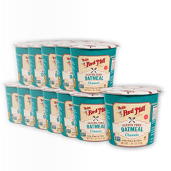 Bob's Red Mill front packaging showing 12-count cups and product benefit