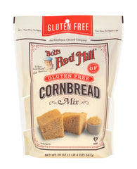 Bob's Red Mill close-up of stone-ground cornmeal texture highlighting whole grain flavor