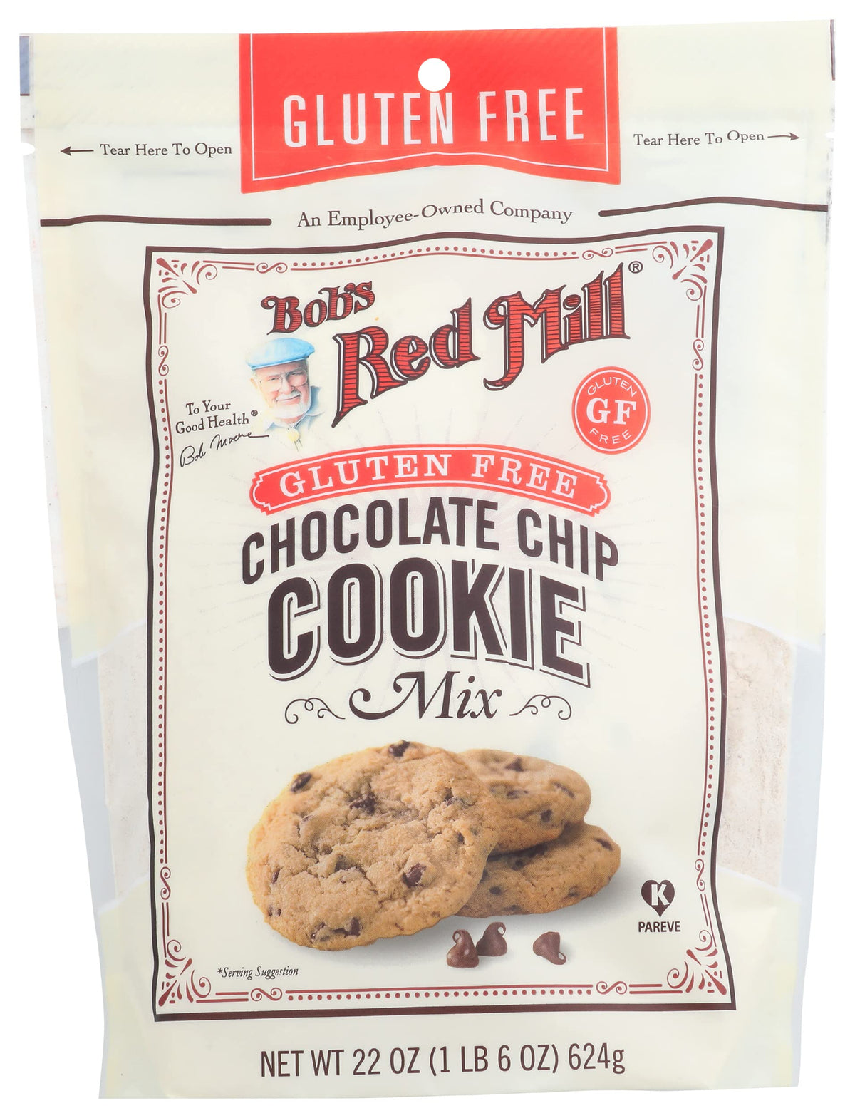 Bob's Red Mill front packaging showing mix and clear label for easy identification