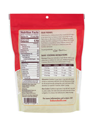 Bob's Red Mill close-up of farina texture on spoon, demonstrating creamy consistency