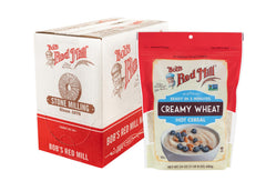 Bob's Red Mill front packaging of Creamy Wheat, clear label and net weight