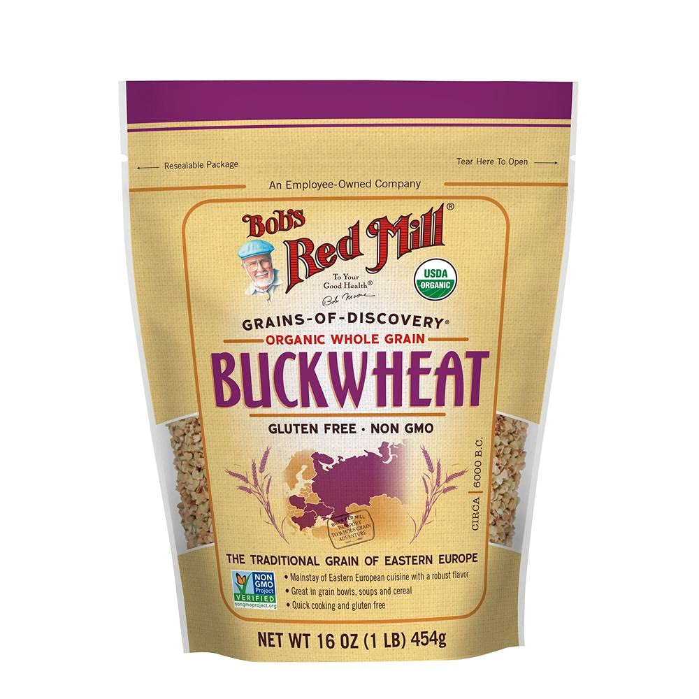 Bob's Red Mill front packaging showing two 16 oz bags for pantry convenience