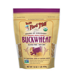 Bob's Red Mill front packaging showing two 16 oz bags for pantry convenience