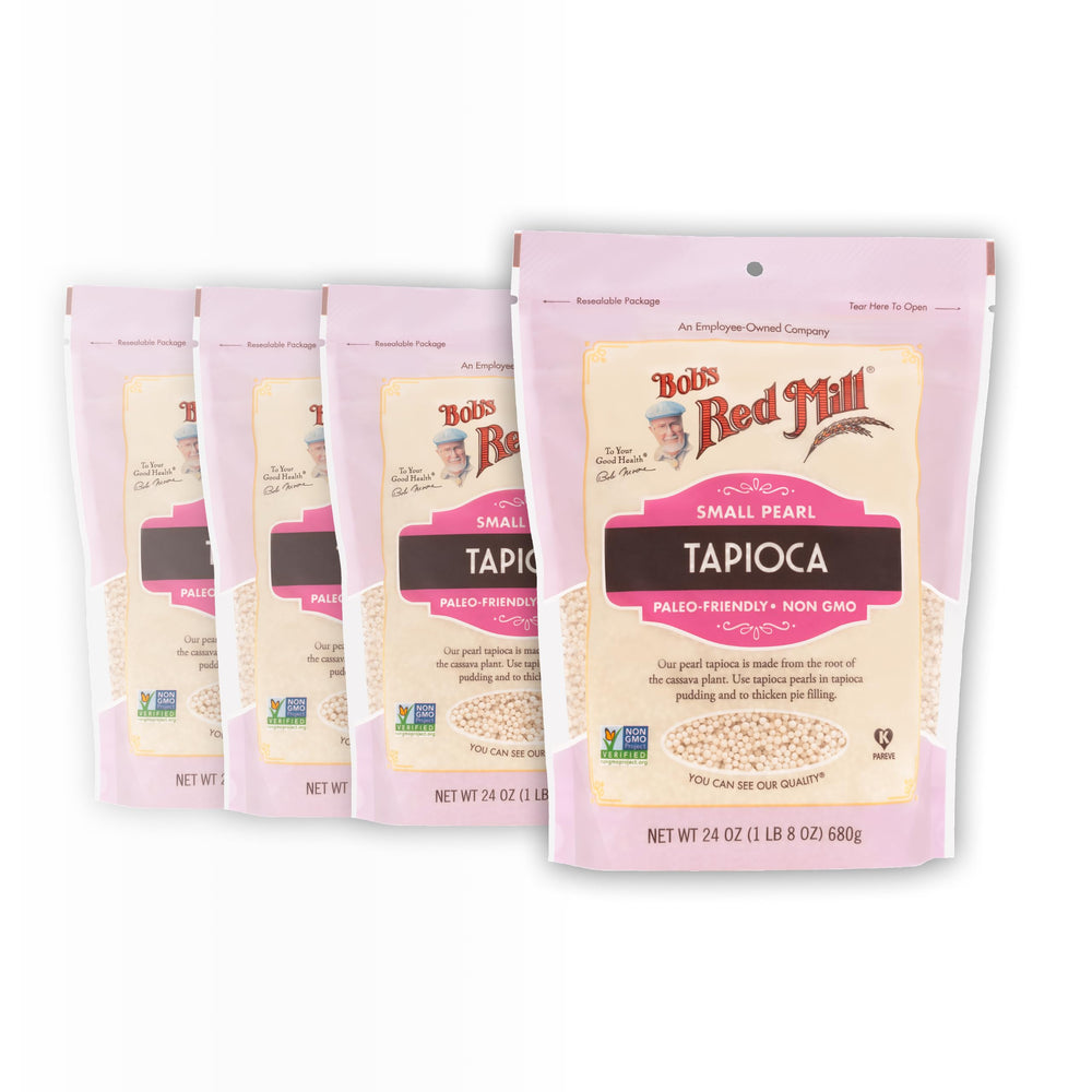 Bob's Red Mill front packaging showing 24oz bag and clear product window for easy ID