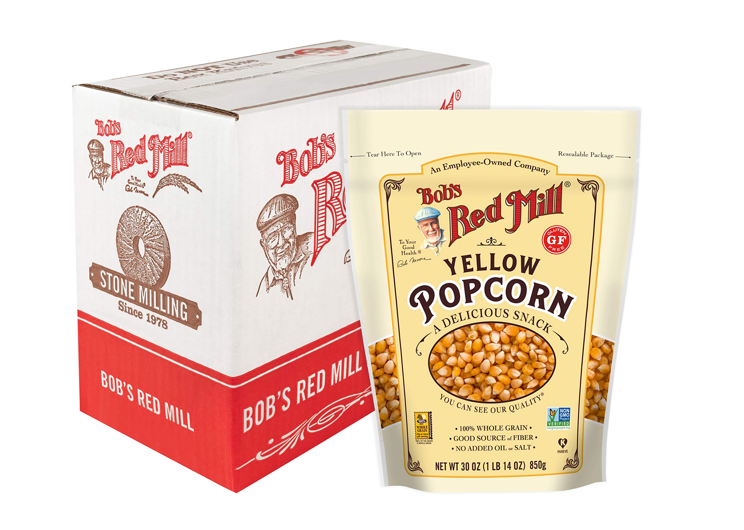 Bob's Red Mill front packaging showing product and weight benefits