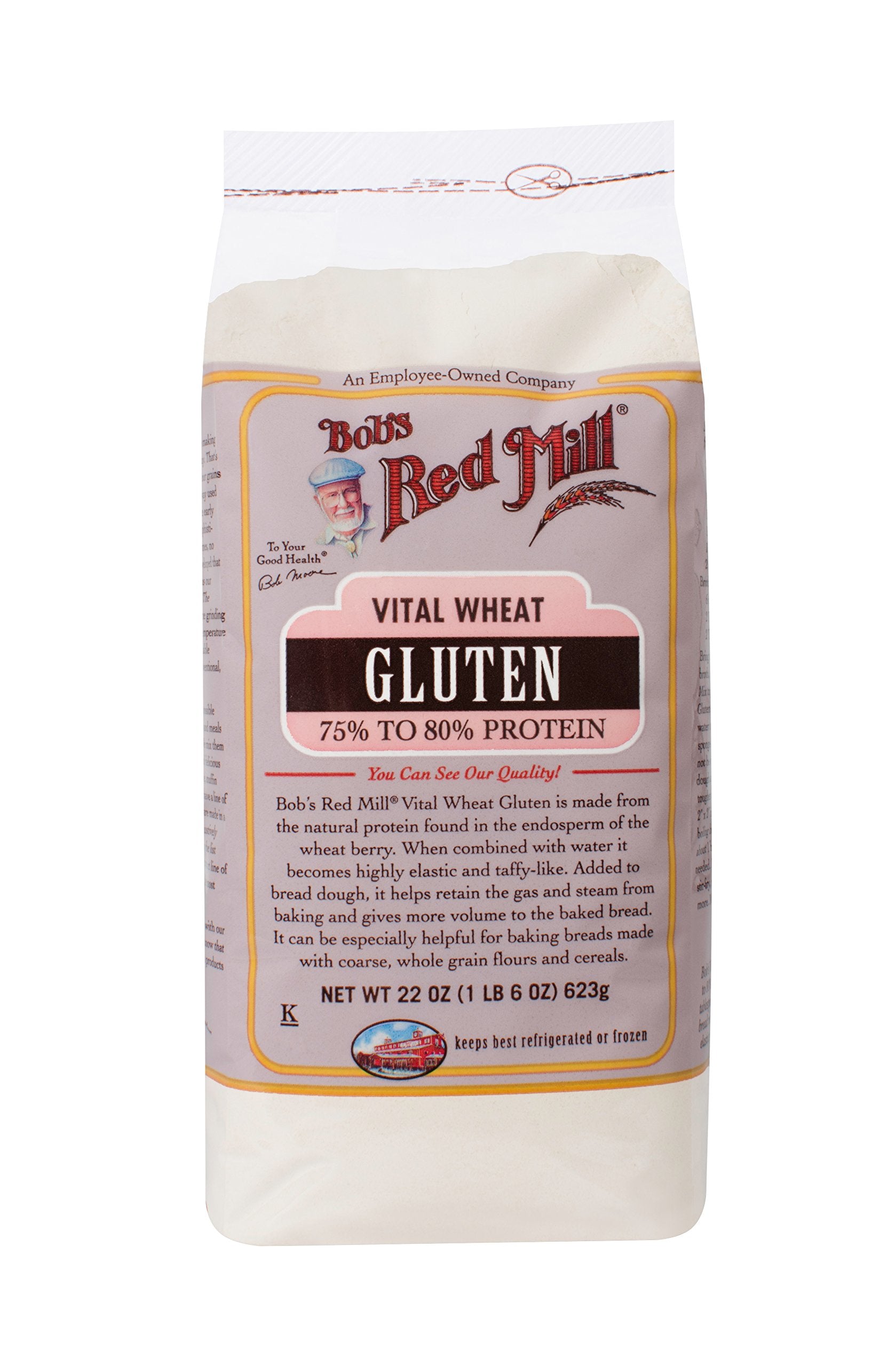 Bob's Red Mill front packaging showing 22-ounce bag and branding for quick identification