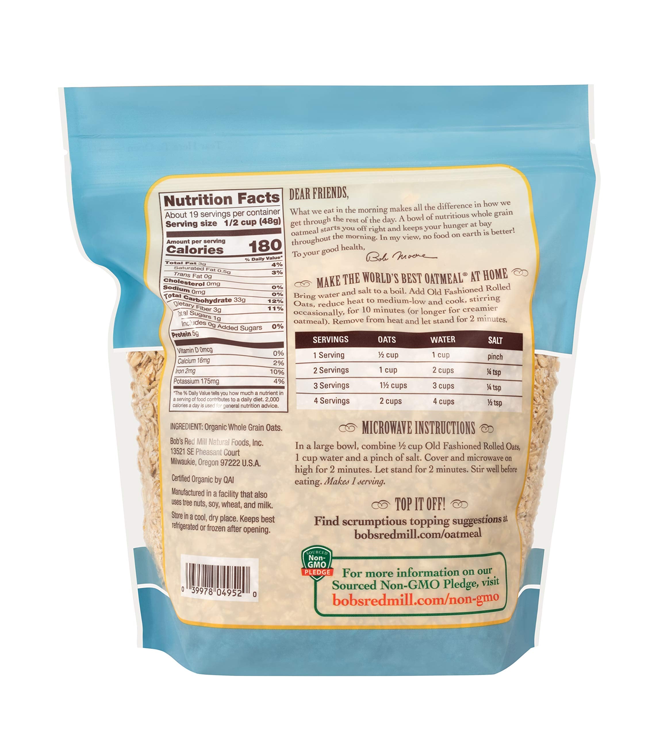 Bob's Red Mill toasted granola clusters with oats, highlighting crunch and homemade granola use