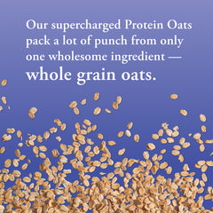 Bob's Red Mill close-up of rolled oat flakes showing hearty texture and higher protein