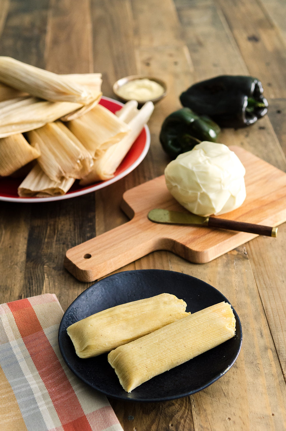 Bob's Red Mill masa wrapped tamales, firm masa holds fillings during steaming