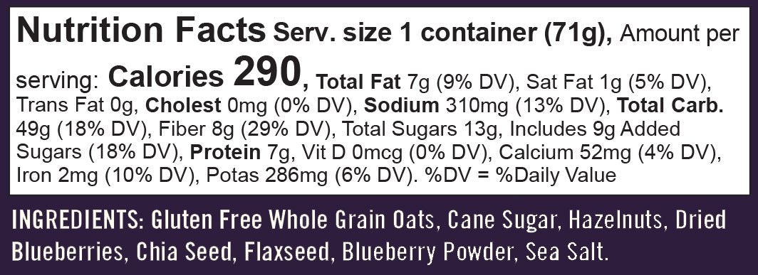 Bob's Red Mill oatmeal cup in microwave-ready container for quick preparation