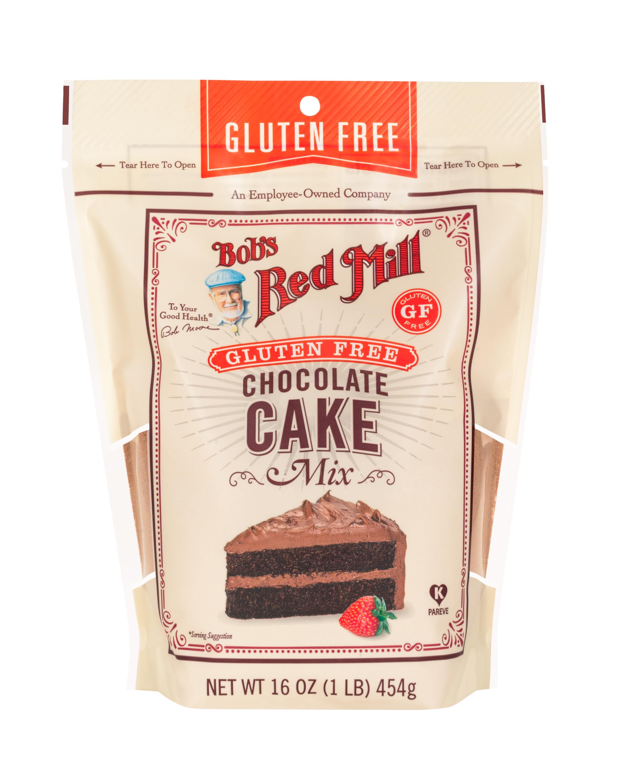 Bob's Red Mill mix close-up texture highlighting finely blended flours for moist cake