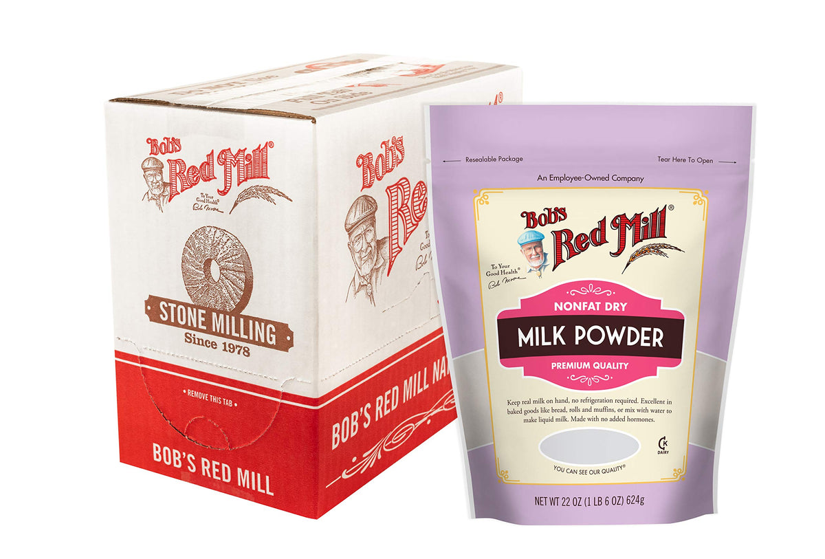 Bob's Red Mill front packaging showing 22oz bag, clear labeling and storage benefit