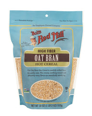 Bob's Red Mill close-up of oat bran texture highlighting fine milling