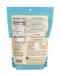 Bob's Red Mill creamy porridge in bowl demonstrating quick hot cereal