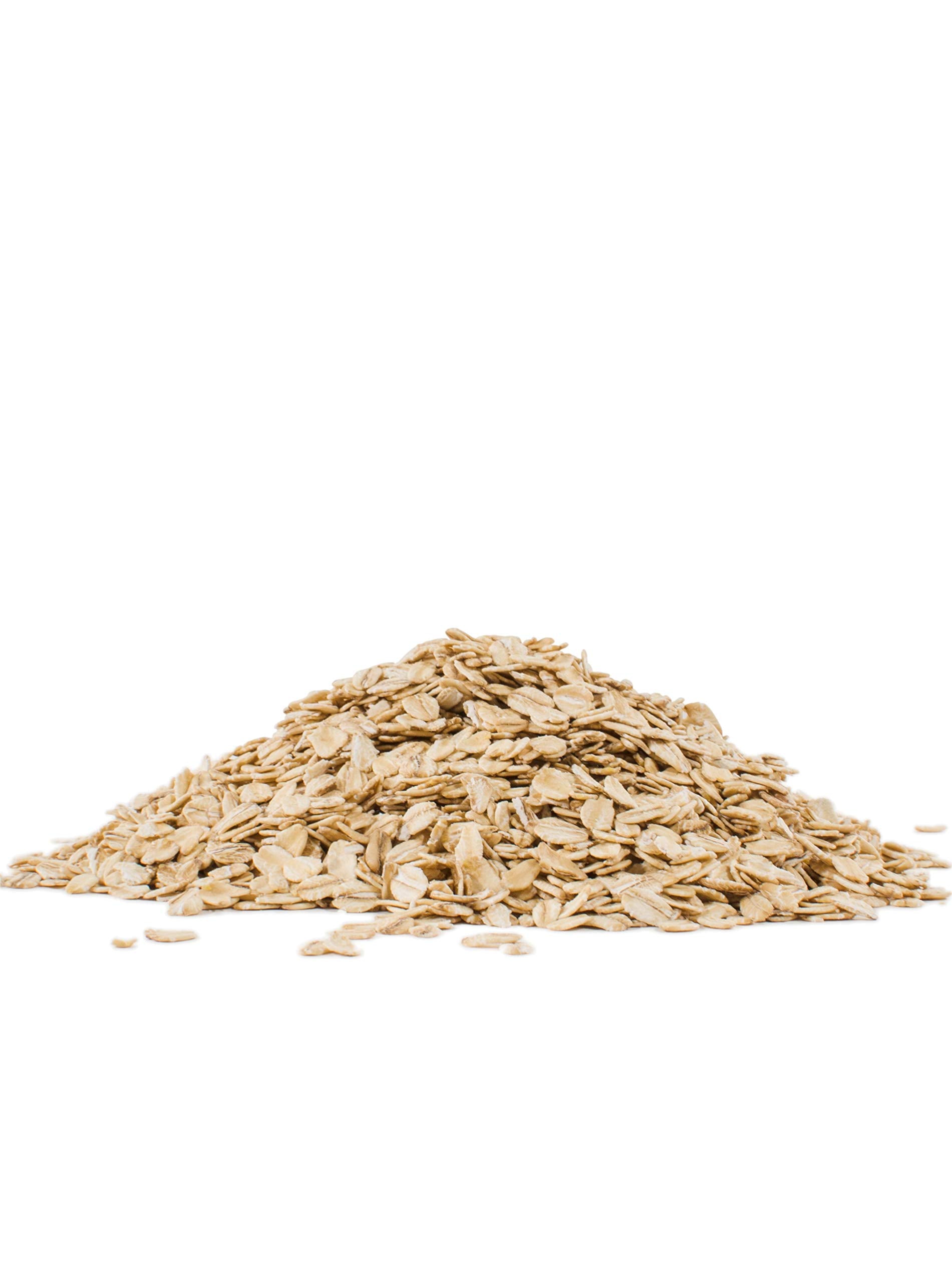 Bob's Red Mill close-up of oat flake texture for chewiness benefit