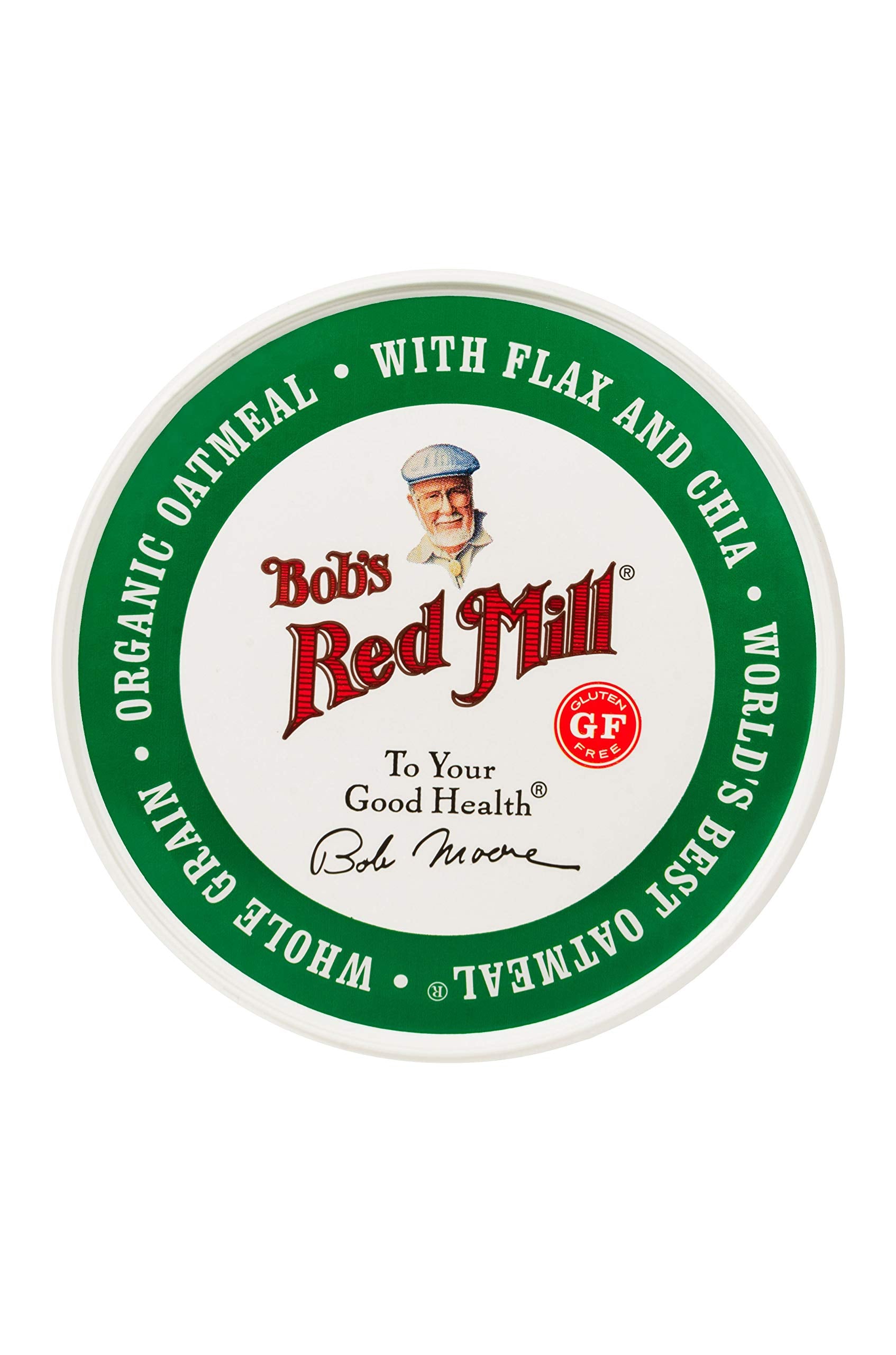 Bob's Red Mill stirring hot water into cup demonstrating fast simple prep