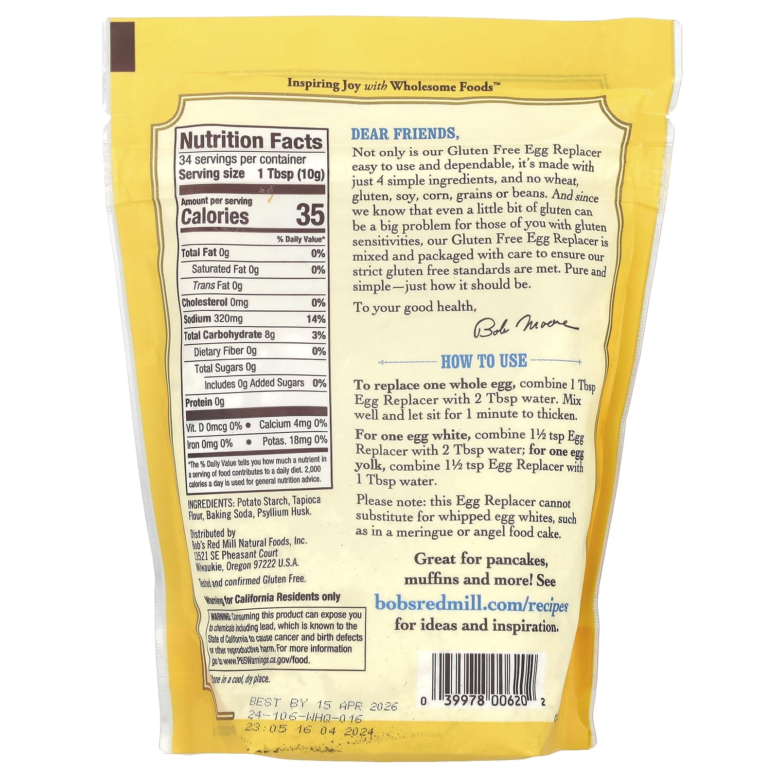 Bob's Red Mill powder close-up texture showing mixability benefit