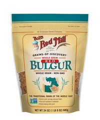 Bob's Red Mill red bulgur close-up texture highlighting whole grain quality