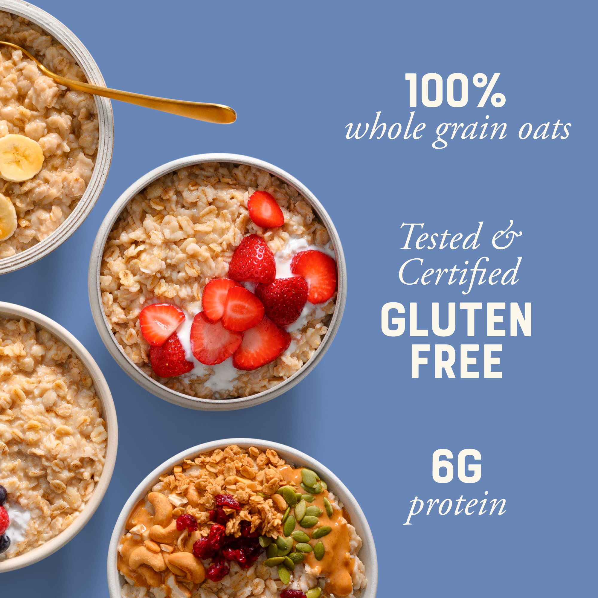 Bob's Red Mill close-up rolled oats texture highlighting whole grain quality