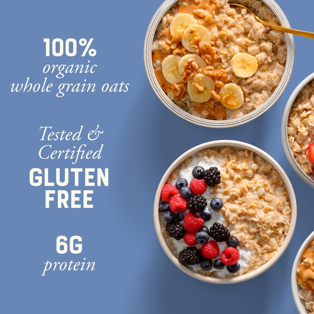 Bob's Red Mill bowl of creamy oatmeal illustrating hearty breakfast energy