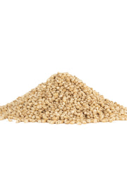 Bob's Red Mill close-up of sorghum kernels showing texture and uniform size for quality