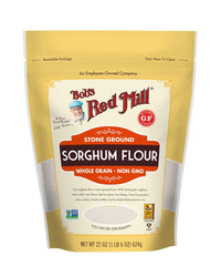 Bob's Red Mill close-up of flour texture showing fine, smooth grind benefit